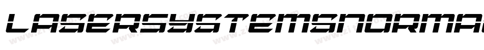 LaserSystemsNormal-d9jV字体转换