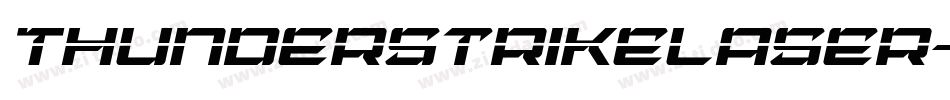 ThunderstrikeLaser-WxK9字体转换