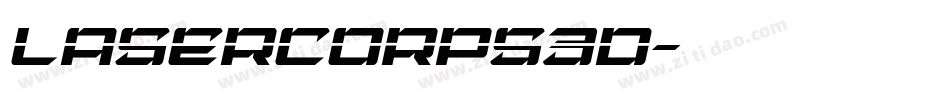 lasercorps3d字体转换