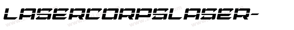 lasercorpslaser字体转换