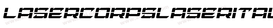 lasercorpslaserital字体转换