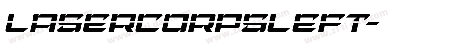 lasercorpsleft字体转换