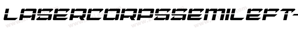 lasercorpssemileft字体转换