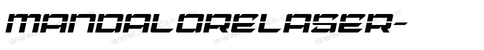 mandalorelaser字体转换
