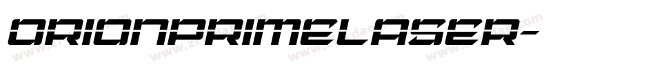 orionprimelaser字体转换