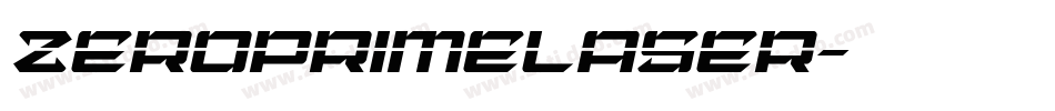 zeroprimelaser字体转换