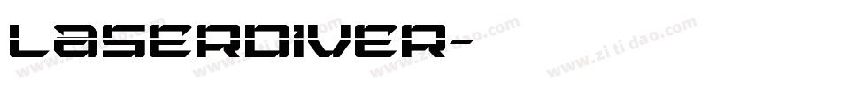 LASERDIVER字体转换