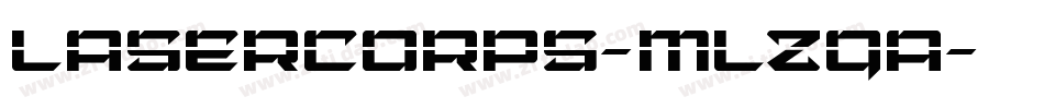 LaserCorps-mLZqa字体转换