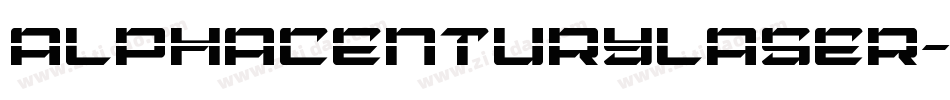 alphacenturylaser字体转换