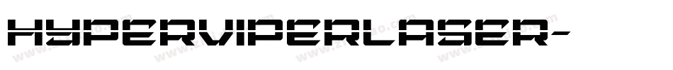 hyperviperlaser字体转换