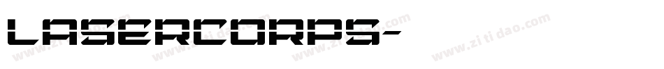 lasercorps字体转换