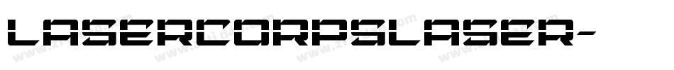 lasercorpslaser字体转换