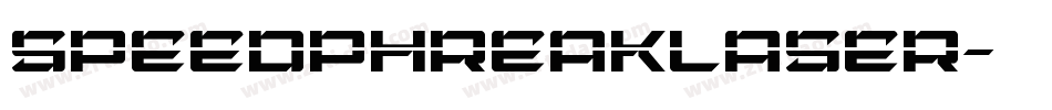 speedphreaklaser字体转换
