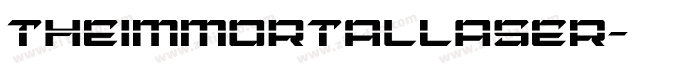 theimmortallaser字体转换