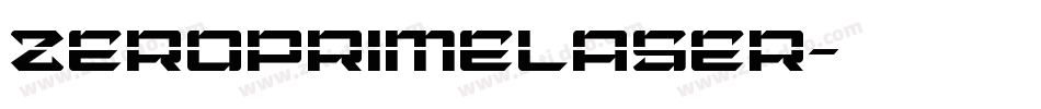 zeroprimelaser字体转换