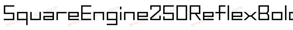 SquareEngine250ReflexBold-oD4字体转换