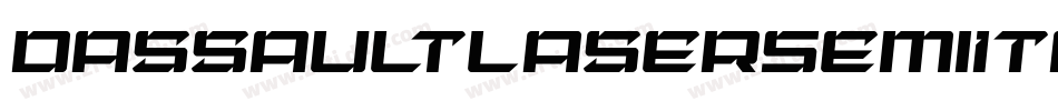 DassaultLaserSemiItalic-g6qR字体转换