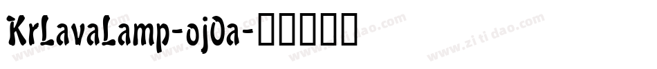 KrLavaLamp-oj0a字体转换