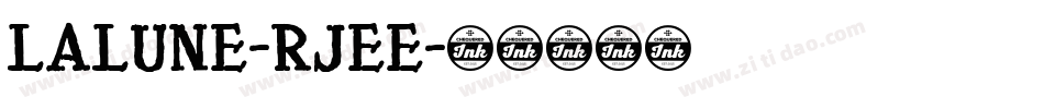 LaLune-RjeE字体转换