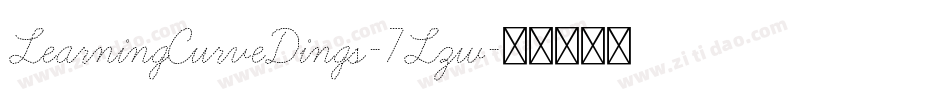 LearningCurveDings-7Lzw字体转换