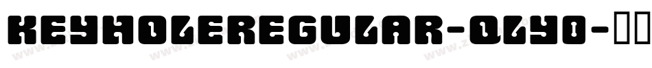 KeyholeRegular-qLY0字体转换
