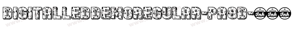 DigitalLedDemoRegular-pa8D字体转换