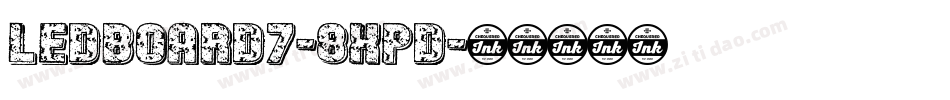LedBoard7-8XPD字体转换