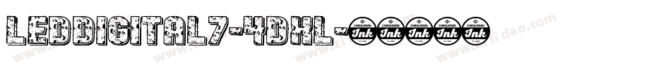 LedDigital7-4dXl字体转换