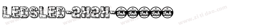 LedSled-2x2X字体转换