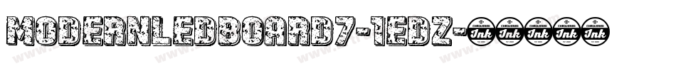ModernLedBoard7-1eDZ字体转换
