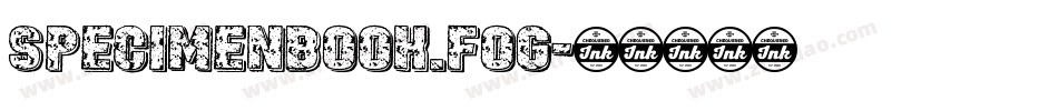 SpecimenBook.fog字体转换