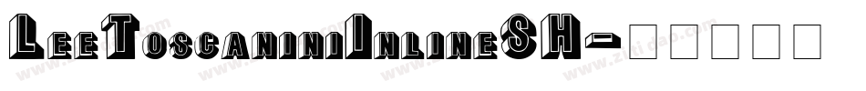 LeeToscaniniInlineSH字体转换