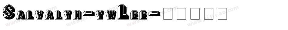 Salvalyn-ywLee字体转换