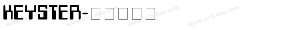 KEYSTER字体转换