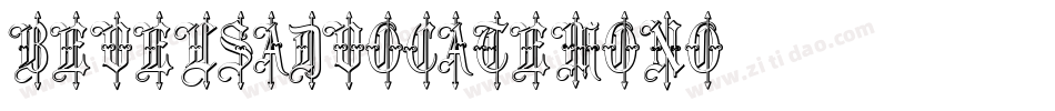 bevelsadvocatemono字体转换