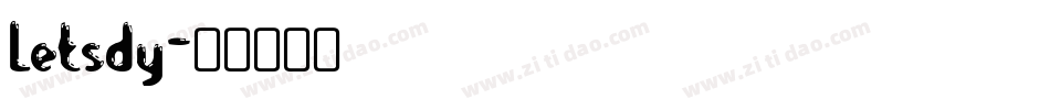 Letsdy字体转换