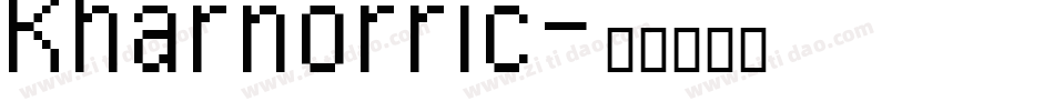 Kharnorric字体转换