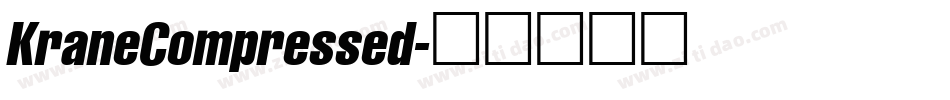 KraneCompressed字体转换