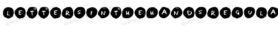 LettersInTheHandsRegularFonty-45qK字体转换