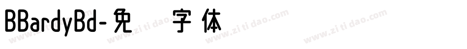 BBardyBd字体转换