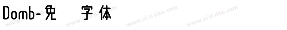 Domb字体转换