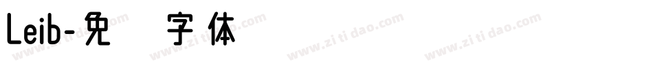 Leib字体转换