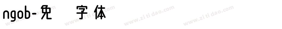 ngob字体转换