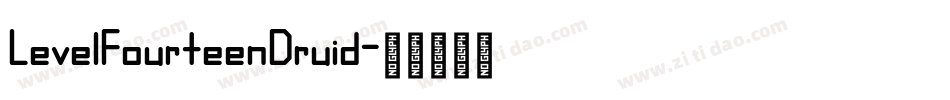 LevelFourteenDruid字体转换