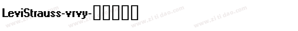 LeviStrauss-vrvy字体转换