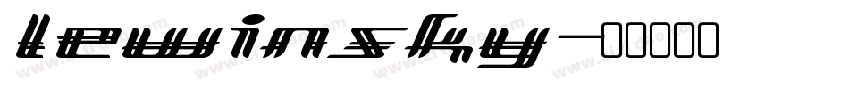 LEWINSKY字体转换