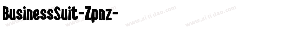 BusinessSuit-Zpnz字体转换