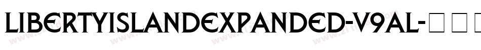 LibertyIslandExpanded-V9al字体转换