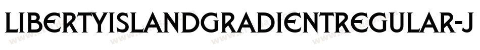 LibertyIslandGradientRegular-jow9字体转换