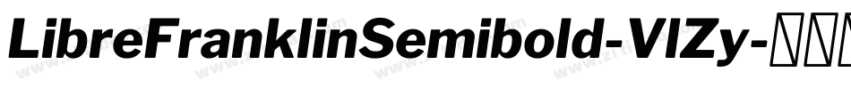 LibreFranklinSemibold-VlZy字体转换